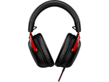 HyperX Cloud III Wired Gaming Headset USB-A 3.55mm - Over-ear - Noice cancelling mic - black-red