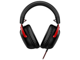 HyperX Cloud III Wired Gaming Headset USB-A 3.55mm - Over-ear - Noice cancelling mic - black-red