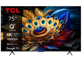 TCL 75C655 QLED TV 75" ultra HD, Google TV smart, AiPQ Pro Processor, T-screen Pro