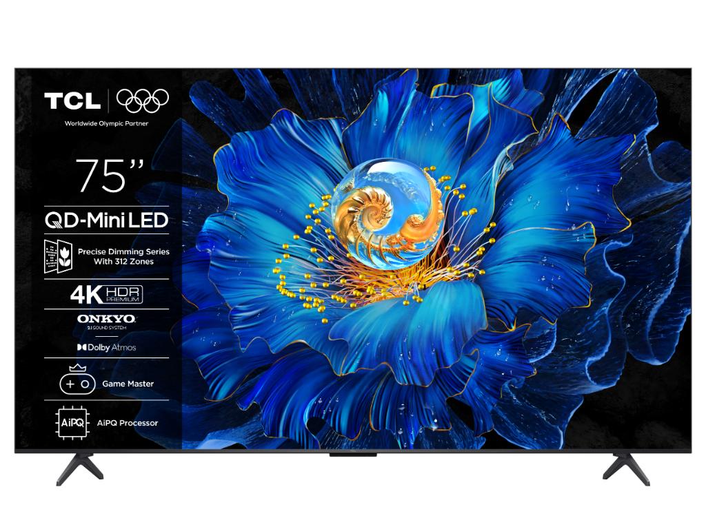 TCL 75C6KS mini LED TV 75" ultra HD, Google TV smart,  312 Local Dimming Zones , ultra slim dizajn