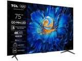 TCL 75C6KS mini LED TV 75" ultra HD, Google TV smart,  312 Local Dimming Zones , ultra slim dizajn