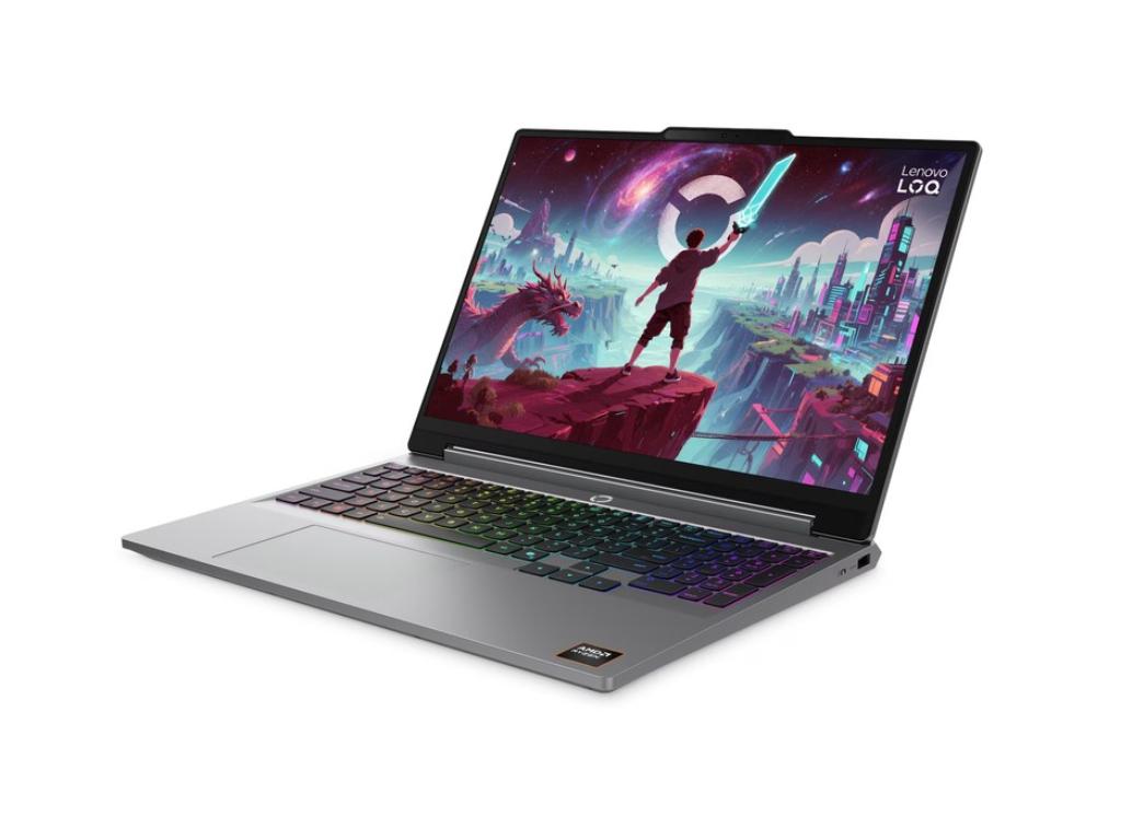 Lenovo LOQ 15AHP11 Ryzen7 250 - 512GB - 16GB - RTX 5060 8GB - 15.3" WUXGA IPS - RGB backlit YU - NoOS - Luna grey