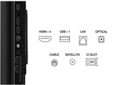 TCL 85P8K QLED TV 85" ultra HD, AiPQ Pro CPU, 144Hz refresh rate, Onkyo 1.2 Hi-Fi system, ultra slim