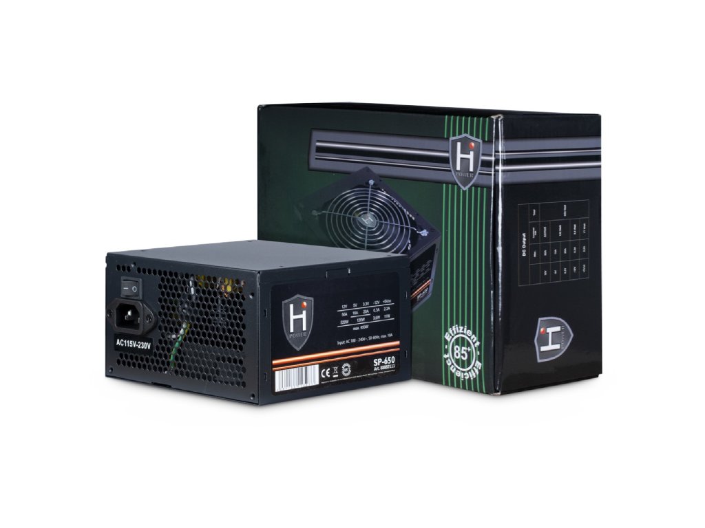 INTER-TECH Napajanje HiPower SP-650, 650W, 120mm, 2.4 ATX