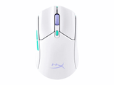 HyperX Pulsefire Haste 2 Core Wireless - 100hr - White - AAA - 300 IPS - Up to 12000 DPI - Low-friction skates