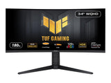 ASUS TUF Gaming Curved Monitor VG34VQL3A, 34" WQHD 3440x1440, 180Hz, 1ms, DP*2 - HDMI*2, USB Hub, HAS