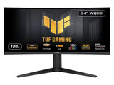 ASUS TUF Gaming Curved Monitor VG34VQL3A, 34" WQHD 3440x1440, 180Hz, 1ms, DP*2 - HDMI*2, USB Hub, HAS