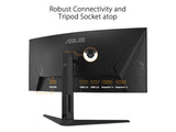 ASUS TUF Gaming Curved Monitor VG34VQL3A, 34" WQHD 3440x1440, 180Hz, 1ms, DP*2 - HDMI*2, USB Hub, HAS
