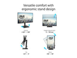ASUS IPS Monitor VA27DQFS 27" Full HD, 100Hz, 1ms, DP - HDMI - VGA - USB Hub, Tilt - Pivot - HAS - Swivel