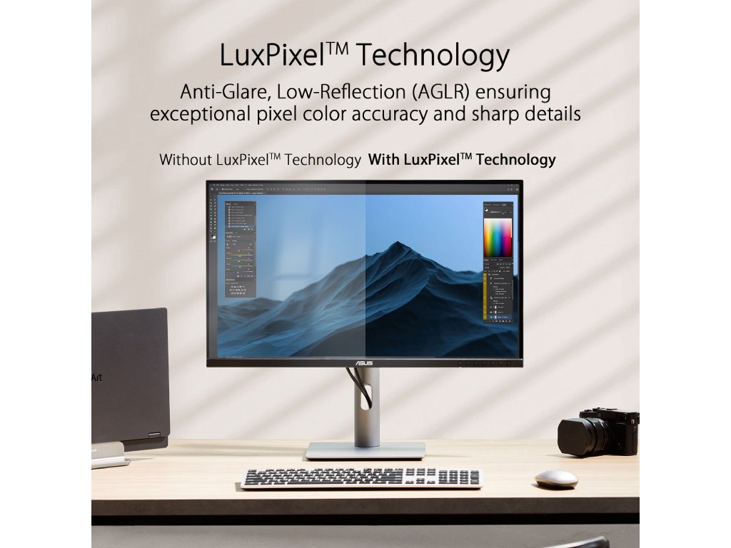 ASUS ProArt PA278CFRV Professional Monitor, 27", IPS WQHD 2560 x 1440, USB-C - DP*2 - HDMI - USB HUB, HAS
