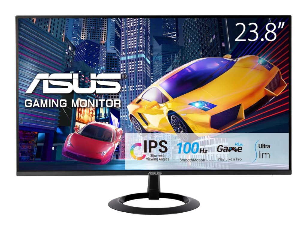 ASUS LED IPS Monitor VZ24EHF, 23.8", Full HD 1920x1080, 100Hz, 1 ms, Kontrast 1300:1,HDMI,75x75 VESA