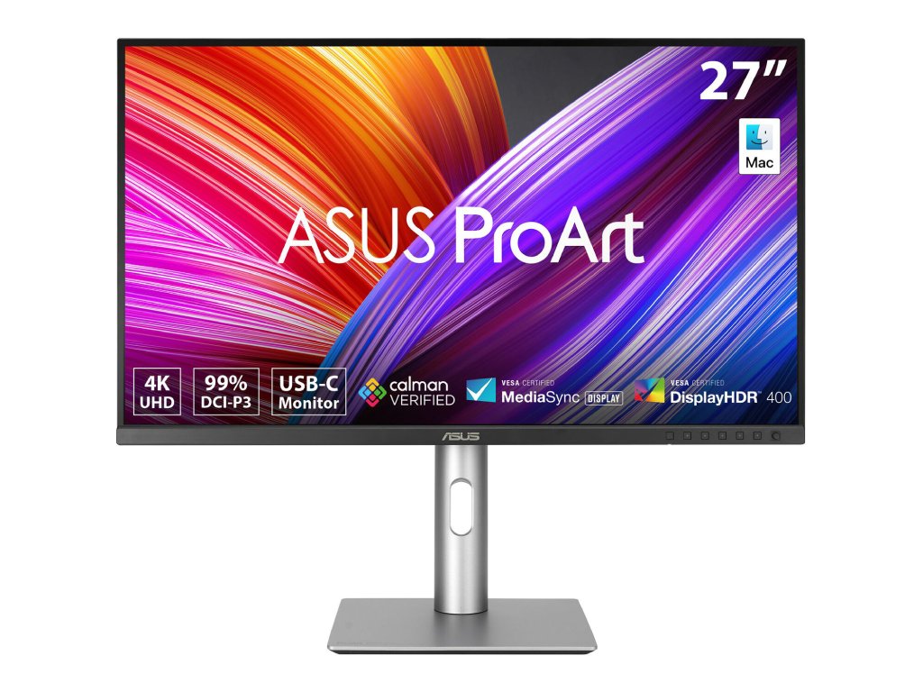 ASUS ProArt PA279CRV Professional Monitor, 27", IPS 4K UHD 3840 x 2160, USB-C - DP - HDMI*2 - USB HUB, HAS