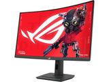 ASUS ROG Strix XG32WCS Curved Gaming Monitor, 31.5" 2560x1440, 180Hz, 1ms, DP - HDMI - USB-C, HAS,Swivel