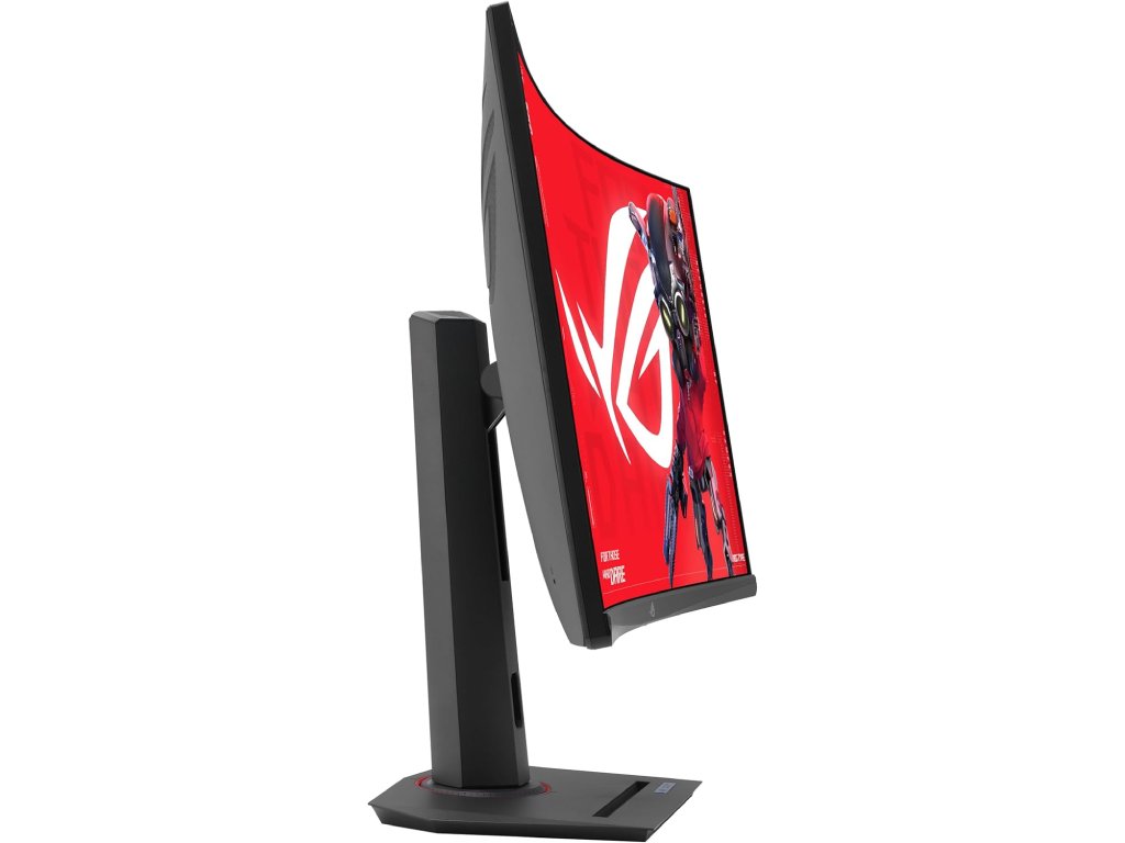 ASUS ROG Strix XG32WCS Curved Gaming Monitor, 31.5" 2560x1440, 180Hz, 1ms, DP - HDMI - USB-C, HAS,Swivel