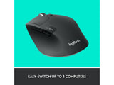 LOGITECH M720 Triathlon Multi-Device Wireless Bluetooth Mouse, 1000 dpi, 8 buttons, 10 m