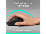 LOGITECH M330 Silent Plus Wireless Optical Mouse, 1000  DPI, 3 Buttons, 1x AA Battery, Black