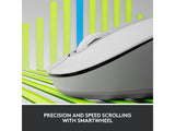 LOGITECH Signature M650 Wireless Bluetooth Mouse, 4000 dpi, 10 m wireless range, Off-White