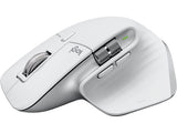 LOGITECH MX MASTER 3S Wireless Mouse,200-8000 DPI,7 buttons, 141 g,Rechargeable Li-Po battery,White