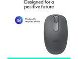 LOGITECH M196 Bluetooth Mouse For Notebook, Graphite, 1000 DPI, 1 x AA Battery