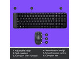 LOGITECH MK220 Compact Wireless Keyboard + Mouse Combo, US Layout