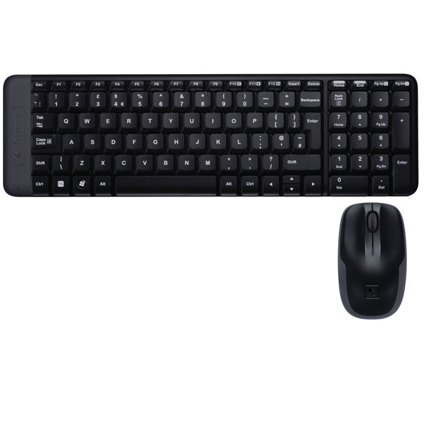 Logitech Desktop MK220 Wireless Combo - Bežična Tastatura + Miš, US layout