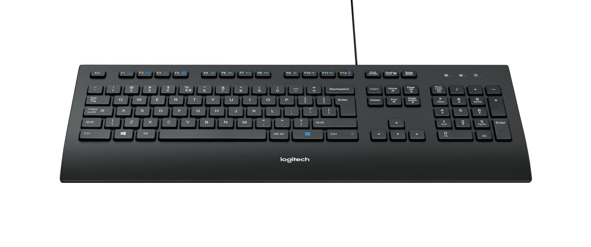 LOGITECH K280e Keyboard for Business US, Black, USB