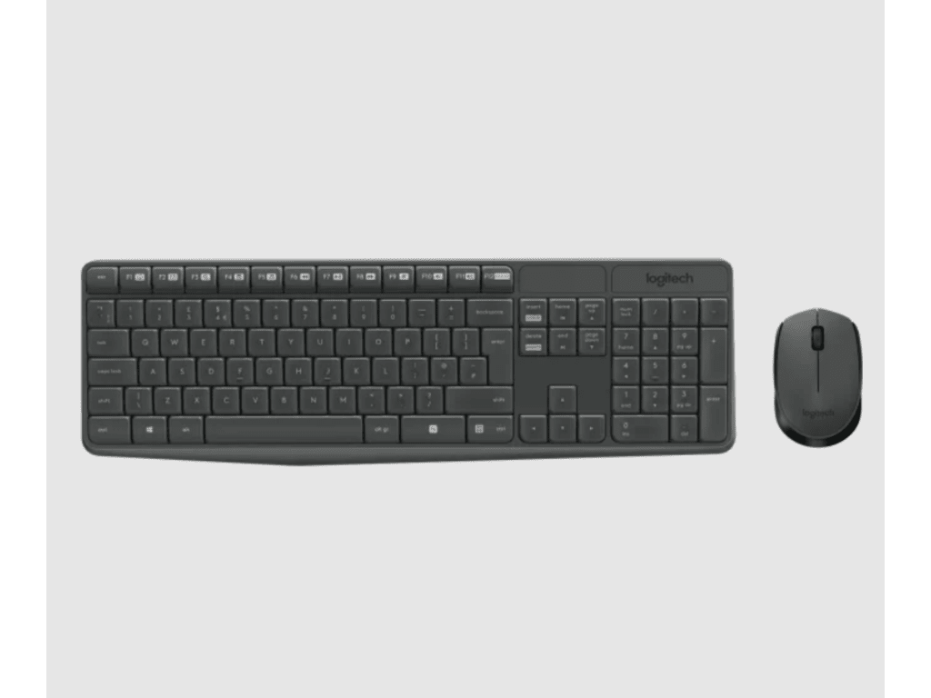 LOGITECH MK235 Wireless Desktop - Tastatura + Miš, USB, US