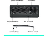 LOGITECH MK540 Advanced Wireless Desktop - Tastatura + Miš, USB, US