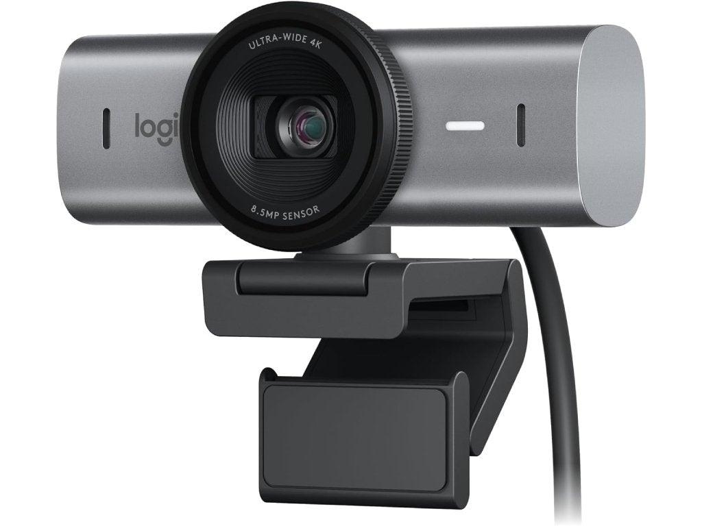LOGITECH MX Brio 4K Ultra HD Streaming Webcam, 4K - 30fps, Advanced Autofocus, 8.5MP Sony STARVIS