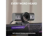 LOGITECH MX Brio 4K Ultra HD Streaming Webcam, 4K - 30fps, Advanced Autofocus, 8.5MP Sony STARVIS