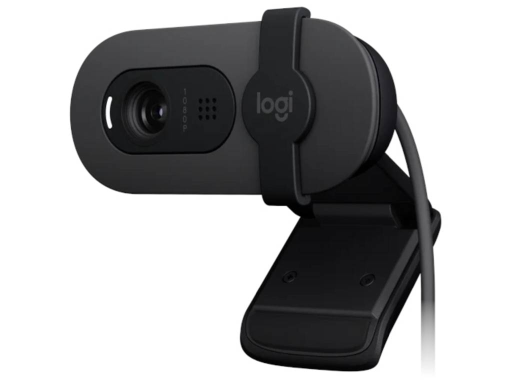 LOGITECH BRIO 105 Business Webcam Full HD 1080p with Automatic Light Balance, USB-A, Privacy shutter