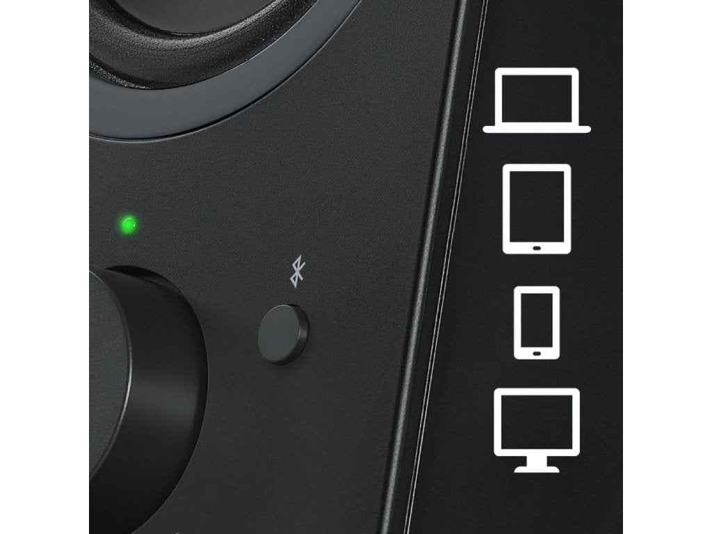 LOGITECH Z207 2.0 Stereo Computer Speakers with Bluetooth, Total watts (Peak): 10 W, 3.5 mm input