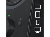 LOGITECH Z207 2.0 Stereo Computer Speakers with Bluetooth, Total watts (Peak): 10 W, 3.5 mm input