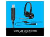 LOGITECH H390 USB Headset with Noise-Cancelling Mic