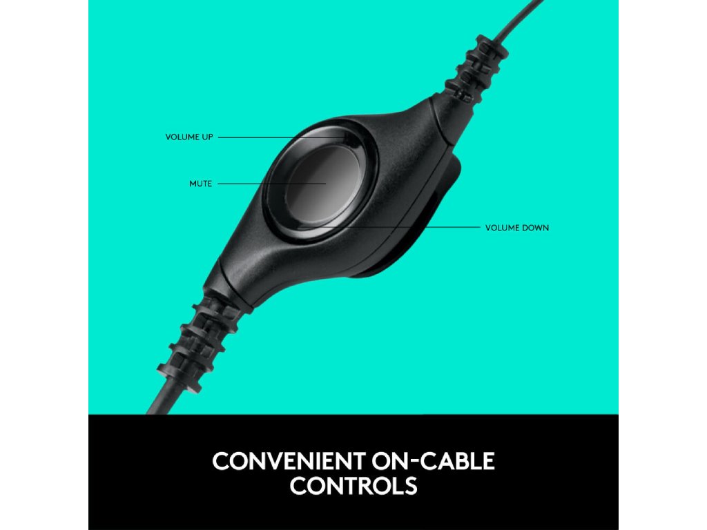 LOGITECH H390 USB Headset with Noise-Cancelling Mic