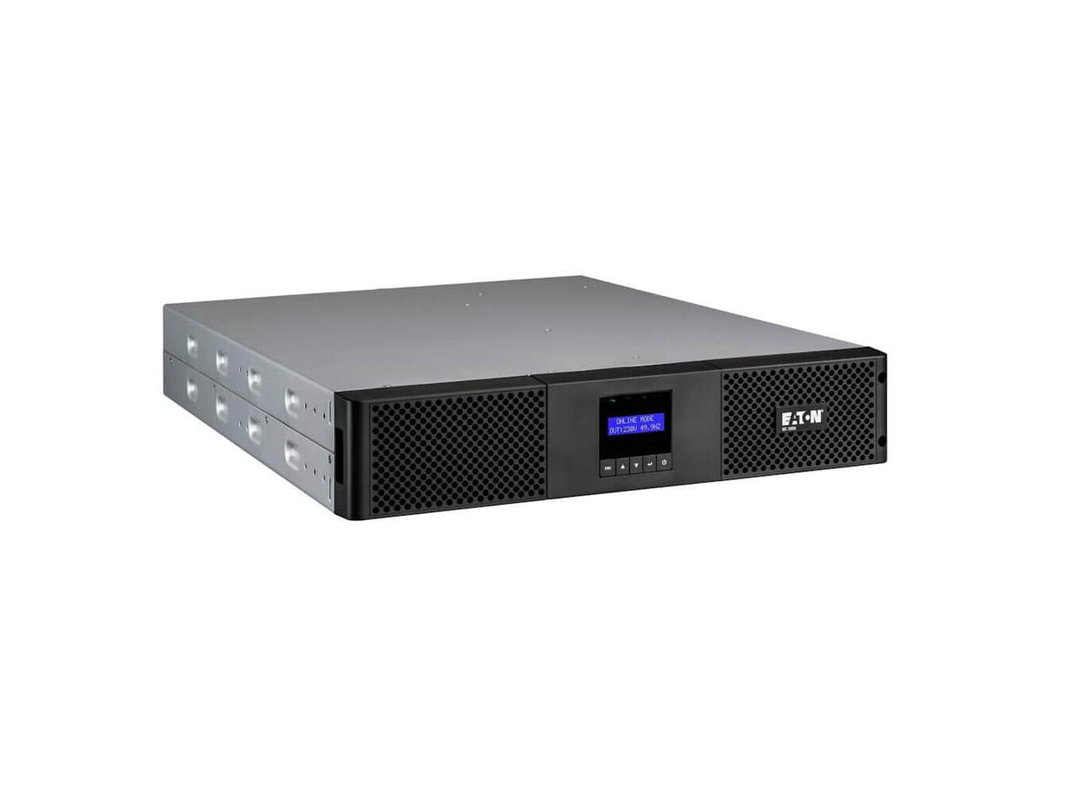 Eaton 9E UPS,3000 VA,2700 W,Input: C20,Outputs: (6)C13,(1)C19, Rack,2U,Online double conversion