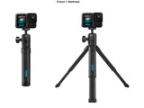 GoPro Tripod + Ball Head - Collapsible Aluminum Design, 1 - 4-20 Ball Head Versatility