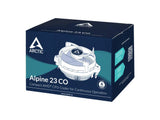 ARCTIC Alpine 23 CO Compact AMD CPU Cooler, 90 mm Fan, 2002700 rpm, Dual Ball Bearing, AM5, AM4