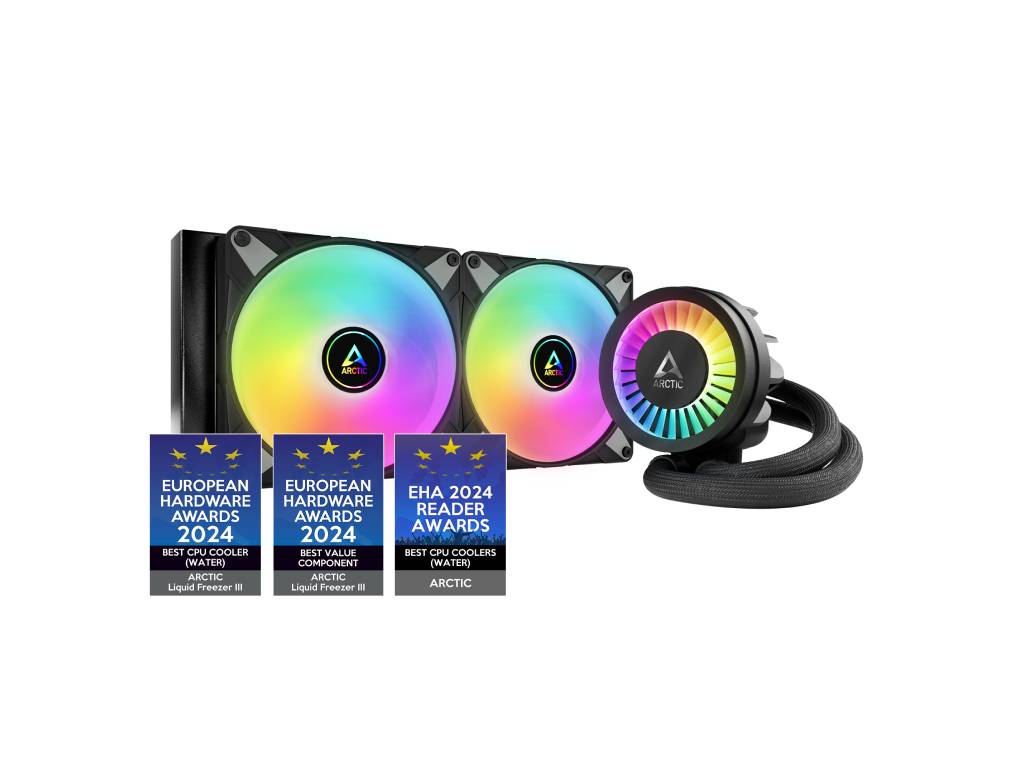 ARCTIC Liquid Freezer III 280 A-RGB Multi Compatible All-in-One CPU Water Cooler with A-RGB, Black