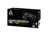 ARCTIC Liquid Freezer III 280 A-RGB Multi Compatible All-in-One CPU Water Cooler with A-RGB, Black
