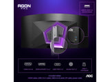AOC AGON PRO Curved OLED Gaming Monitor AG456UCZD, 44.5", WQHD 3440x1440, 240Hz, 0.03 ms, USB-C 3.2