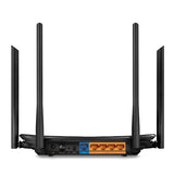 TP-LINK ARCHER C6 Wi-Fi Ruter AC1200 Dual Band, 5 Gigabit Ports, 4 Fixed High-Performance Antennas