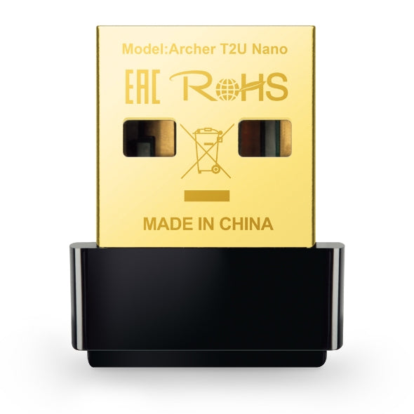 TP-LINK ARCHER T2U NANO AC600 Nano Wireless USB Adapter, Dual Band 2.4 GHz and 5 GHz