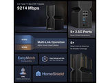 TP-LINK ARCHER BE550 , BE9300 Tri-Band Wi-Fi 7 Router, 4 2.5 Gbps LAN, 1 USB 3.0