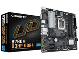 GIGABYTE Intel MB B760M D3HP DDR4, 4*DDR4 5333MHz, 2*PCIe 4.0 x4 M.2, RAID, DP - HDMI - VGA, LGA 1700