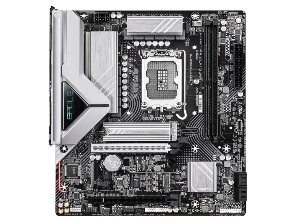 GIGABYTE INTEL MB B860M EAGLE V2, 2*DDR5 9066 MT - s, PCIe 5.0,2*M.2, DP - HDMI, 2.5GbE LAN, LGA 1851