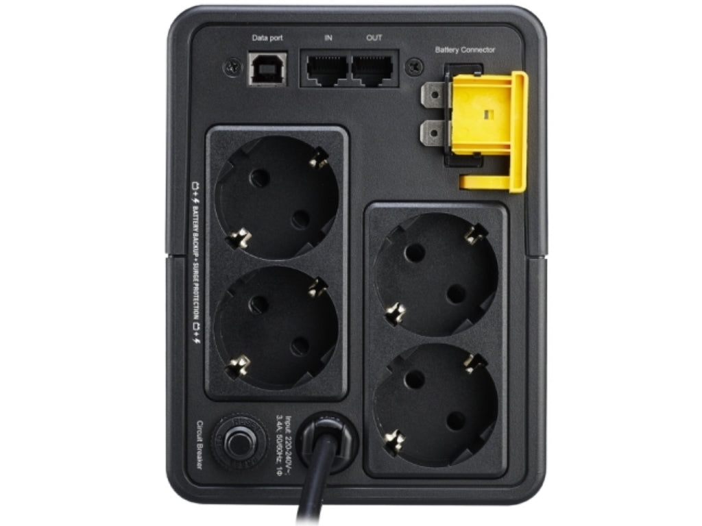 APC Back-UPS 750VA - 410W, 230V, AVR, Schuko Sockets