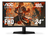 AOC Curved Gaming Monitor C24G42E, 23.8", Full HD 1920x1080, 180Hz, 1 ms, 3000:1, HDMI*2 - DP, 2W x 2
