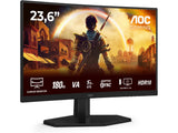 AOC Curved Gaming Monitor C24G42E, 23.8", Full HD 1920x1080, 180Hz, 1 ms, 3000:1, HDMI*2 - DP, 2W x 2