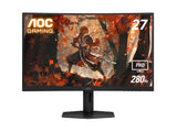AOC Gaming Curved LED Monitor C27G4ZXE, 27", FHD 1920x1080, 280Hz, 0.3 ms, 4000:1, DP - HDMI*2, HDR 10